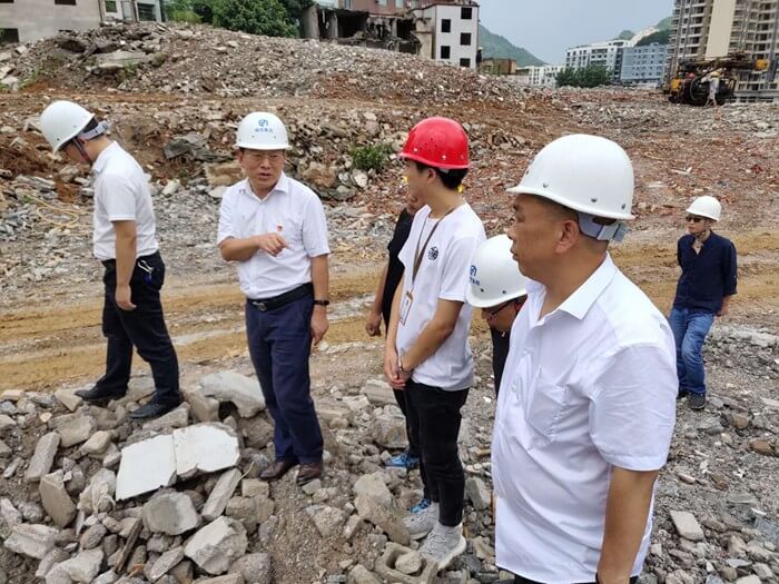 市城投集團黨委委員、紀委書(shū)記田犁帶隊赴銅仁市熊家屯棚戶(hù)區（城中村）改造項目 黃家院子項目點(diǎn)檢查防汛工作