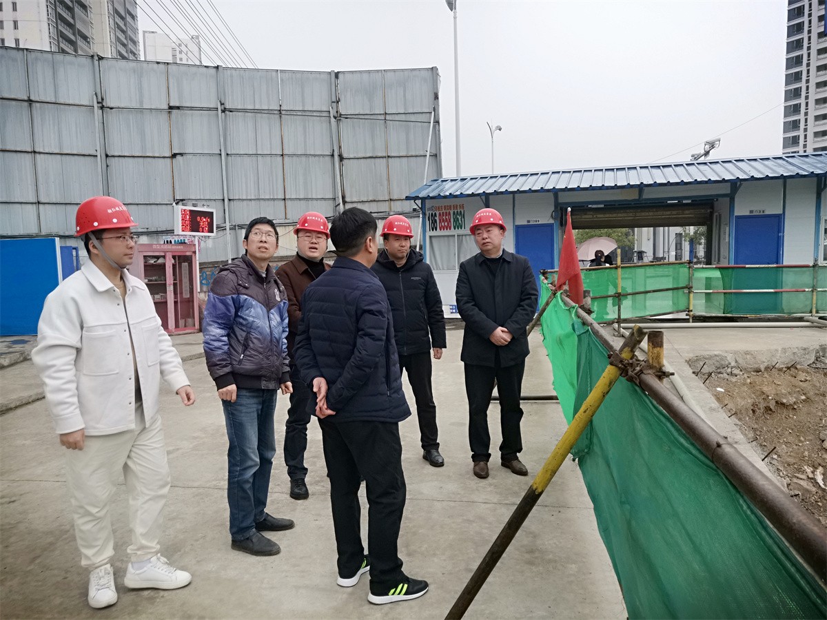 九龍地礦集團監事會(huì )主席田榮山帶隊赴 在建項目開(kāi)展實(shí)地督查